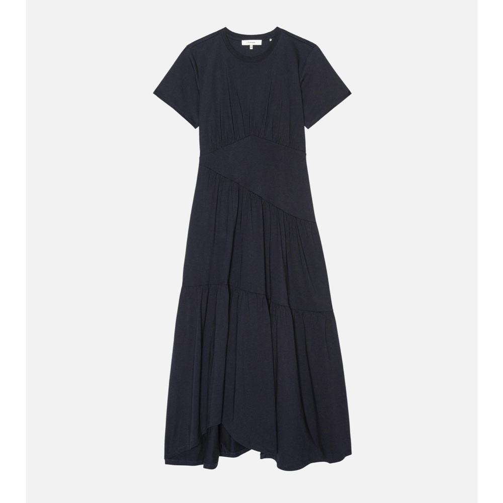 Frame Navy Midi Dress